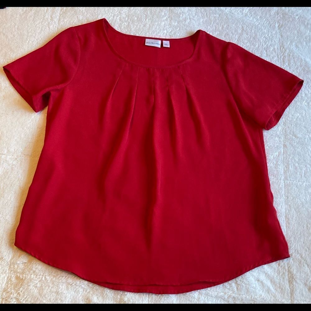 Kim Rodgers Red Top - Picture 3 of 5